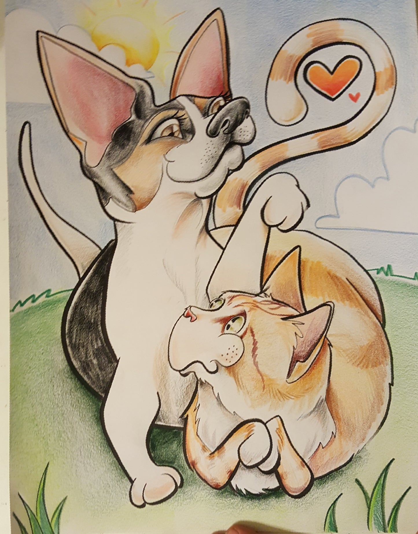 Traditional Pet Caricature